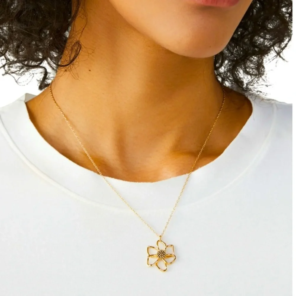 NWOT KATE SPADE ♠️ NEW YORK floral 🌸 pendant necklace